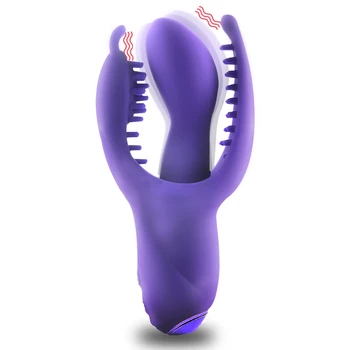  10 Hızları G Noktası Vibratör Su Geçirmez Üçlü Klitoris Stimülatörü Oral Klitoris Vibratörler Samimi Yetişkin Seks Oyuncakları Kadınlar İçin