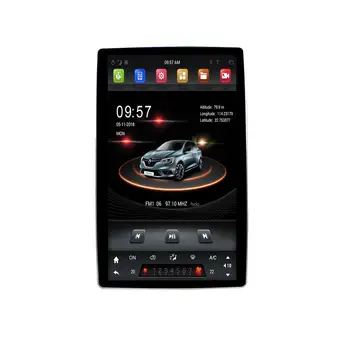  12.8 inç PX6 ses kontrolü HD 2 K ekran açısı rotasyon Android 8.1 sistemi carplay Araba DVD oynatıcı