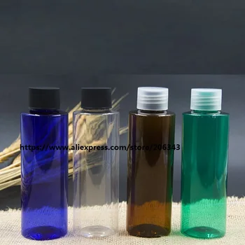  120ML az renkli Plastik PET şişe vidalı kapaklı losyon/emülsiyon/fondöten / serum / şampuan kozmetik ambalaj cilt bakımı
