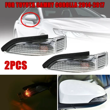  2 adet Flaşör İşık Toyota Avalon Prius Venza RAV4 Camry Corolla Yan Ayna LED Dönüş Sinyali Gösterge Tekrarlayıcı Lamba