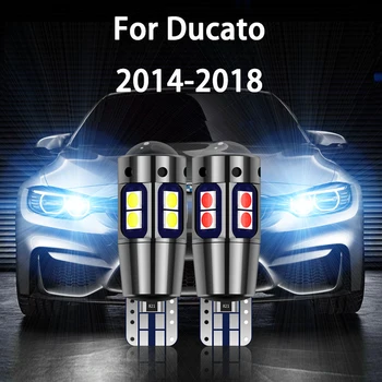  2 adet LED Gündüz Çalışan İşık DRL Fiat Ducato Aksesuarları İçin 2014 2015 2016 2017 2018
