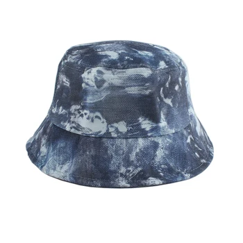  2021 Yaz Batik Baskı Kova Şapka Kadın Açık Bob Chapeau Panama güneş şapkaları Erkekler İçin Hip Hop Gorros Katlanabilir balıkçılık şapkası