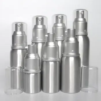 20ml 30ml 50ml alüminyum Boş doldurulabilir Havasız Losyon Arıtma Pompası Kozmetik Dağıtım Şişeleri losyonlar, sıvı şişe SN943