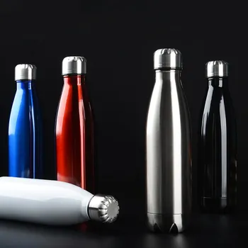  500ML Çift Duvar Yalıtımlı Vakum Termos 304 Paslanmaz Çelik spor şişesi BPA içermeyen Termos