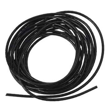  6mm Dış Çap 6.4 M PE Polietilen Spiral Kablo Tel Sarma Tüp Siyah