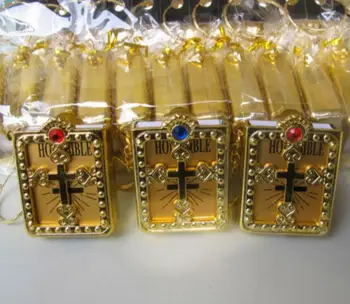  800 adet İngilizce Hıristiyan İncil Yılbaşı hediyeleri el sanatları mini incil anahtarlık Tanrı günü okul malzemeleri anahtarlık hatıra
