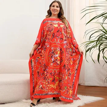  Afrika Maxi Elbiseler Kadınlar İçin uzun elbise 2023 Yeni Moda Afrika Elbise Kadın Müslüman Moda Abaya Elbise Afrika Giyim
