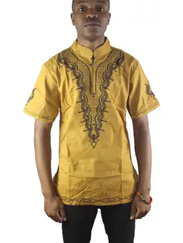  Afrika parti Ankara Altın İşlemeli Afrika Dashiki çift giyim