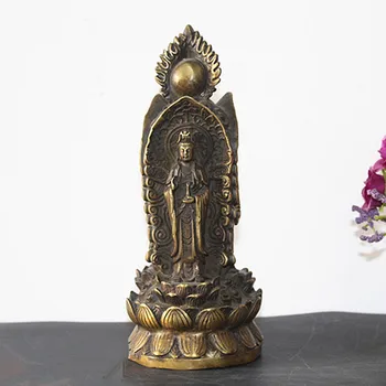  Antikalar çeşitli batı üç aziz ve üç taraflı Buda heykelleri koleksiyonu
