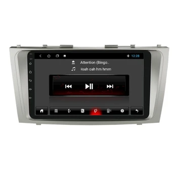  Araba Radyo 2 Din Android 10.0 9 inç 1+16G Toyota Camry 2007-2011 için AURİON 2006-11 Navigasyon GPS Araba Multimedya Oynatıcı