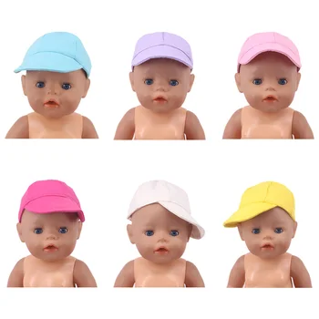  Bebek 6 Renk Şapka 18 İnç Amerikan ve 43Cm Bebek Yeni Doğan Bebek Bizim Nesil, bebek Festivali Hediyeler