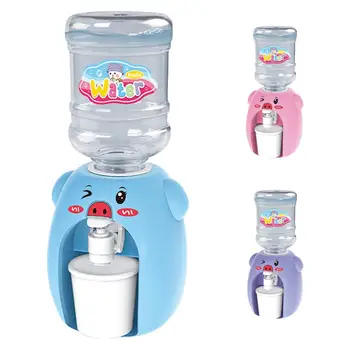  Bebek Evi içme çeşmesi Dekoratif Güzel Domuz Tasarım Dollhouse Mini su sebili Çocuklar için