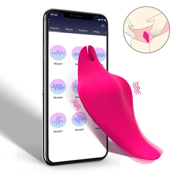  Bluetooth Vibratör Külot Kadınlar için Kablosuz App Kontrol Vibratör Çift için Seks Oyuncak Giyilebilir Titreşimli Yumurta G Spot Vibratör
