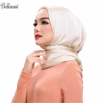  Bohowaıı Artı Boyutu 180 cm Başörtüsü Türban Femme 30 Renk Leke Fular Femme Musulman Kaput Başörtüsü Malezya Turbante Mujer