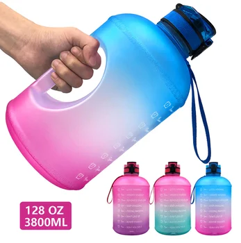  büyük Uzay Su Şişesi 3780 ml Spor İçecek Şişe kamp saman fincan Açık Seyahat içme şişe Taşınabilir Sızdırmaz BPA ücretsiz