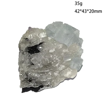  C5 - 8B %100 Doğal mavi Florit Mineral Kristal Numune Yaogangxian Madeni Hunan Eyaleti Çin