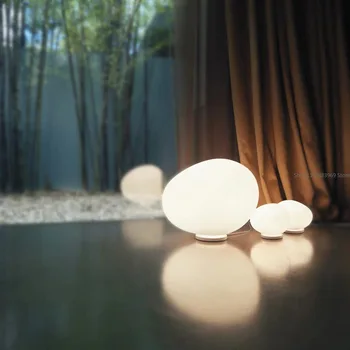  Cam Masa Lambası Oturma Odası için Ayarlanabilir Geometrik aydınlatma armatürü Topu Dekoratif Metal Göz Koruma Lambası Minimalist Dekor