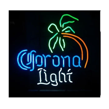  Corona ışık palmiye Neon burcu özel el yapımı gerçek cam tüp KTV içecek dükkanı mağaza reklam dekorasyon ekran Neon işaretleri 17 
