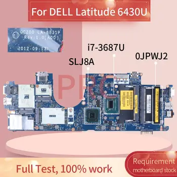  DELL Latitude için 6430U ı7-3687U Laptop Anakart 0JPWJ2 LA-8831P SR0XH DDR3 Dizüstü Anakart
