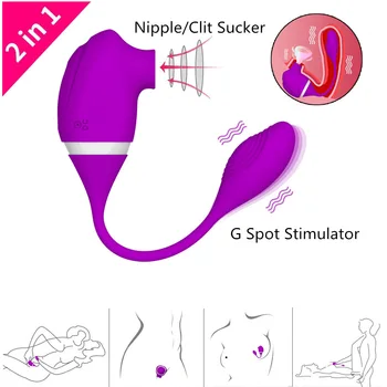  Dil Emmek Vibratör G-Spot Atlama Yumurta Klitoris Stimülatörü Masajı Takılabilir Vajina Yapay Penis Titreşimli Yetişkin Seks Oyuncak kadınlar için