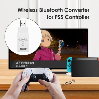  Elektronik Makine Oyun Parçaları USB kablosuz oyun kolu Gamepad Dönüştürücüler Bluetooth uyumlu Denetleyici Adaptörü Alıcı