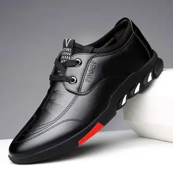  Erkek ayakkabıları 2022 Bahar Yeni rahat ayakkabılar İş Resmi erkek deri ayakkabı erkek moda ayakkabılar Ayakkabı Adam
