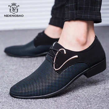  Erkekler deri makosenler İş Erkek Resmi Ayakkabı Yapay PU deri rahat ayakkabılar Erkekler İçin Büyük Boy 38-48 Sivri Elbise Ayakkabı