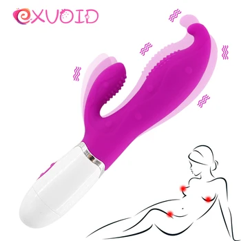  EXVOID Tavşan Vibratör Seks Shop Silikon Vajina G-spot Masaj Klitoris Teşvik Seks Oyuncakları Kadınlar için Yapay Penis Vibratörler kadın için