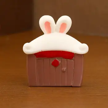  Faydalı Tavşan Süsler Canlı Şekil Çin Yeni Yılı Dollhouse Ev Tavşan Süsler Farklı Stilleri Tavşan Süsler Mevcut
