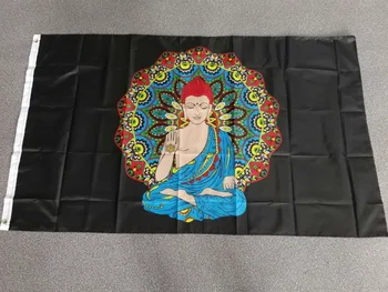  FLAGLAND 90x150 cm Bodhisattva Buda Budist ıdol barış güvenlik Bayrağı
