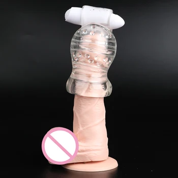  Glans Penis Kollu Kalıcı Egzersiz Erkek mastürbasyon için seks oyuncakları Eşcinsel Erkekler Penis Titreşimli Stimülatör Mastürbasyon Adam Kedi Oyuncak