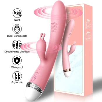  Güçlü Yapay Penis Vibratör G-Spot Tavşan Vibratör Klitoris Stimülatörü Vajinal Masaj Seks Oyuncakları Kadınlar İçin Kadın Mastürbasyon-40