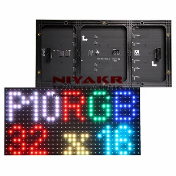  HD Kapalı Tam Renkli LED Modülleri P10 RGB 320mm*160mm LED Modülü Paneli 1/8 Tarama SMD3528 reklam videosu Duvar