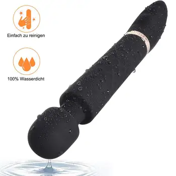  Iki Kafa seks oyuncak Kadın Vibratör Masaj Masturbator Su Geçirmez Vajina Klitoris Teşvik G-spot Vibratör Kadınlar için