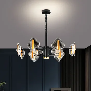  Iskandinav avize yeni oturma odası lambaları Modern Minimalist ışık lüks ana yatak odası yemek odası oturma odası lamba LED lamba