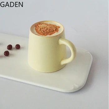  Iskandinav Seramik Kupa Ofis Su Bardağı süt kupası Yaratıcı Ev Çay Fincanı oturma odası kahve sehpası Dekore Edilmiş Güzel Hediye