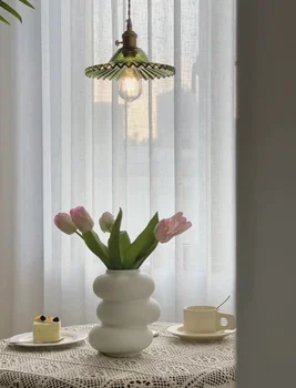  Italyan Lamba dahili pil Çin Tarzı Ev Yatak Odası Oturma Odası Bar Dekorasyon Lotus Tavan Lambası