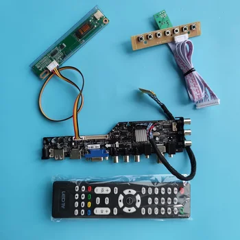  Için B156XW01 V1 / V2 / V0 1 CCFL 30pin Dijital TV USB AV HDMI uyumlu VGA DVB-T Denetleyici kurulu LCD panel monitör 1366X768 15.6