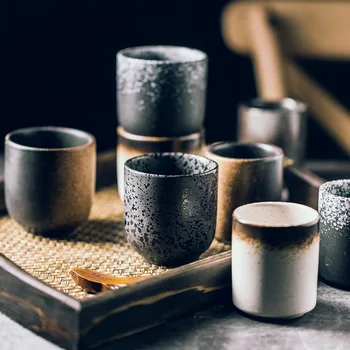  Japon tarzı çay bardağı seti sofra Otel seramik sofra seti çay bardağı Kung Fu çay seti çay fincanı