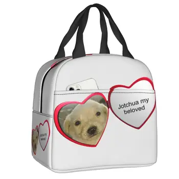 Jotchua Kalp Madalyon Termal Yalıtımlı Öğle Çanta Kadın Benim Sevgili Meme Köpek Resuable Öğle Konteyner Seyahat Depolama Gıda Kutusu