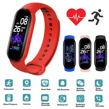  JOYCE 202204018A ABAO45985 # Akıllı Bant Bluetooth Spor Bilezik Erkekler Kadınlar İzci Spor Bandı Pedometre Kalp Hızı Kan