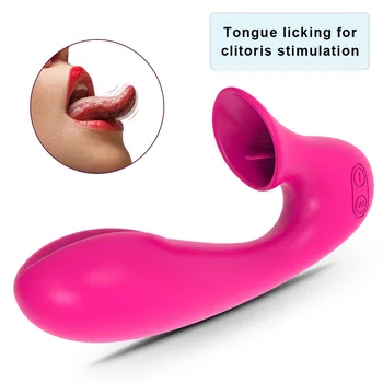  Kadınlar için seks Oyuncakları Vibratör Kablosuz Dil Yalama Klitoris Stimülasyon Yetişkinler 18 Ürünleri Vajinal Topları Egzotik Aksesuarları