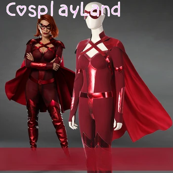 Karnaval Cadılar Bayramı Erkek 3 Crimson Kontes Cosplay Kostüm Süper Kahraman Kontes Savaş Kıyafet Seksi Tulum Sahne