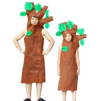  Karnaval Parti Ağacı Kostüm Cosplay Yetişkin Çocuk Kostüm Partisi Faaliyetleri Çocuk Giyinmek Noel Ağacı Servis Malzemeleri