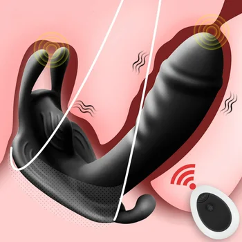  Kelebek Giyilebilir Külot Yapay Penis Kadın Vibratörler Uzaktan Kumanda Kadınlar için Seks Oyuncakları Masturbator Klitoris Stimülatörü Vajina Orgazm