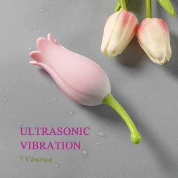  Lale Ultrasonik Vibratör Kadınlar İçin Seks Oyuncakları Klitoris Stimülatörü G-spot Orgazm Erotik Yetişkin Araçları Kadın Samimi masaj değneği