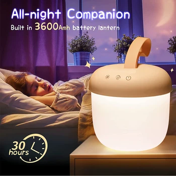  LED gece lambası sevimli Pat ışık USB akıllı silika jel gece lambası dokunmatik sensör atmosfer lamba yatak odası başucu masa lambası