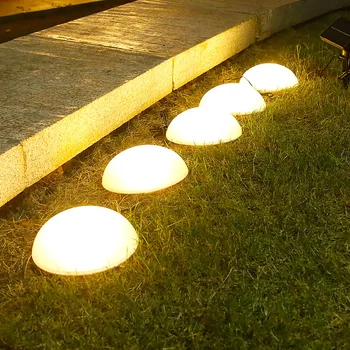  LED Güneş Çim Yard Led güneş ışıkları 5 in 1 Yarım Küre güneş bahçe lambası Su Geçirmez Açık Yol Villa Zemin Peyzaj