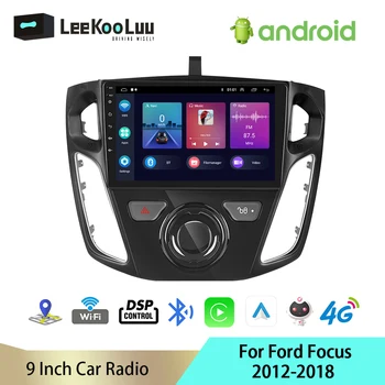  LeeKooLuu Autoradio 2 Din android Araba Radyo GPS Multimedya Oynatıcı Stereo 4G WıFı DSP Carplay Ford Focus 2012 İçin 2013 2014-2018