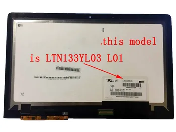  Lenovo Yoga 3 Pro için LCD dokunmatik ekranlı sayısallaştırıcı grup LED Ekran LTN133YL03-L01 13.3 FHD 1920*1080